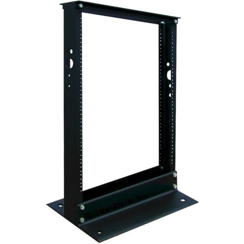 13U 2 POST OPEN FRAME RACK SERVER CABINET TOOLLESS MOUNT 800LB
