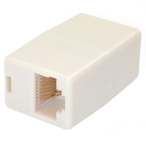 CAT5E RJ45 NETWORK COUPLER INLINE MODULAR COUPLER 10 PACK