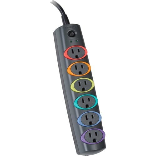SMARTSOCKETS BASIC SURGE PROTECTOR 6OUT 6FT 670J W/PH JACK