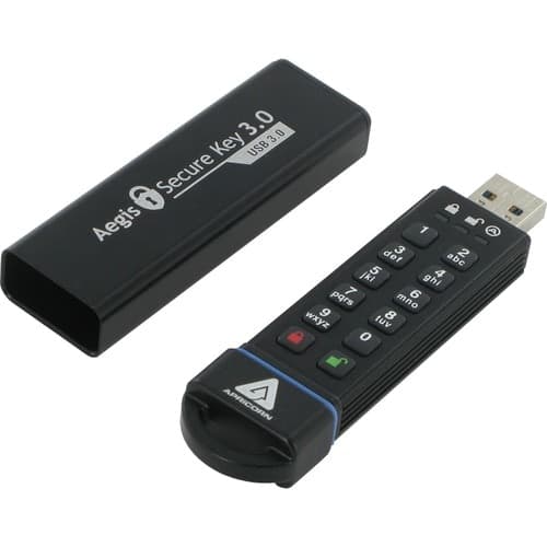 120GB 256BIT AES XTS HARDWARE ENCRYPTED SECURE USB 3.0 MEMORY KEY
