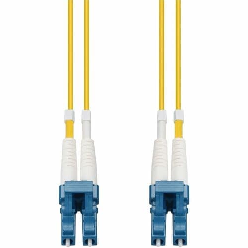 15M SINGLE-MODE FIBER (SMF M/M DUPLEX LC/LC OS1 YELLOW PATCH CABLE