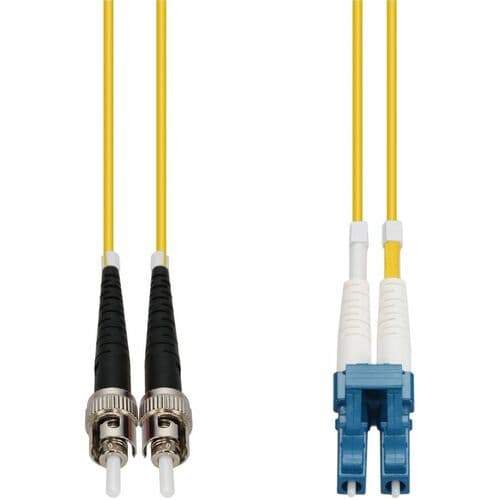 7M FIBER SMF LC/ST OS1 9/125 YELLOW PATCH CABLE
