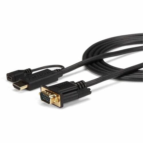 6FT HDMI TO VGA CABLE ADAPTER ACTIVE HDMI TO VGA CONVERTER CORD