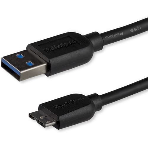USB 3.0 TO MICRO B CABLE 10FT SLIM SUPERSPEED MICRO USB 3.0 CABLE