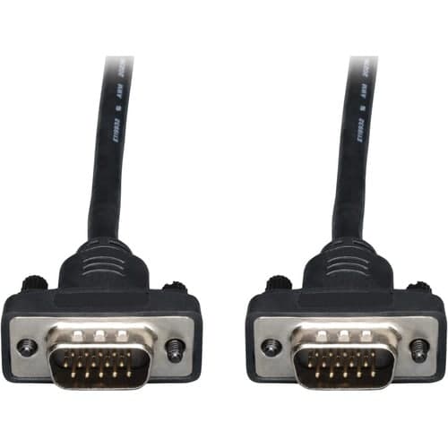 15FT VGA COAX MONITOR CABLE HIGH RES LOW PROFILE W/RGB HD15 M/M