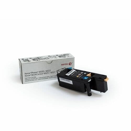 CYAN TONER WORKCENTRE 6027 PHASER 6022 YIELD 1000