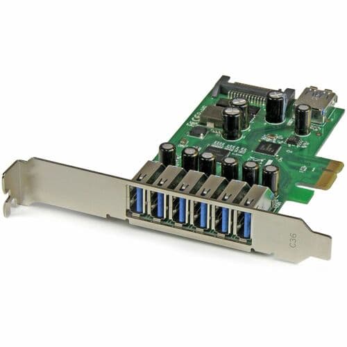 7 PORT USB 3.0 PCI EXPRESS CARD USB PCIE ADAPTER CONTROLLER CARD