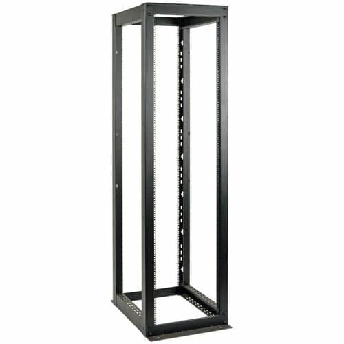 52U 4 POST OPEN FRAME RACK SERVER CABINET HEAVY DUTY 3000LBS