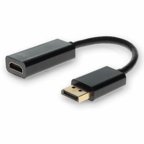 5PK 8IN BP937AA DP/HDMI COMPAT BLACK M/F ADAPTER CABLE