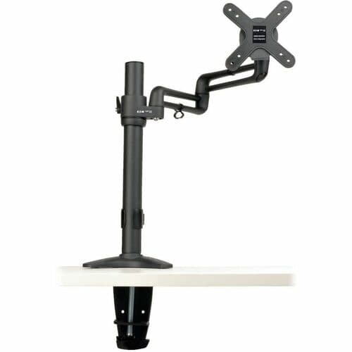 MONITOR DESK MOUNT CLAMP 13-27 SWIVEL TILT ROTATE FLEX ARM CLAMP