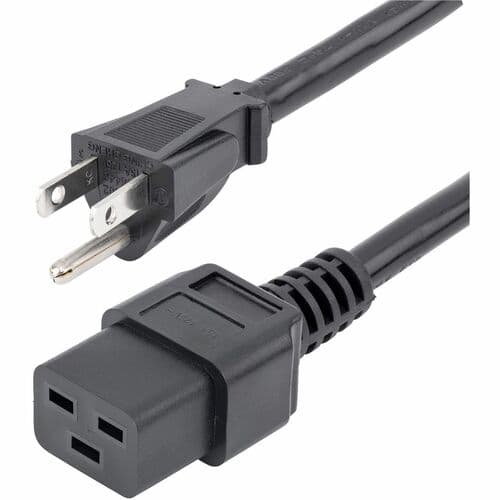 3FT COMPUTER POWER CORD NEMA 5-15P TO C19 COMPUTER POWER CABLE