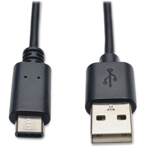 3FT HIGH SPEED USB CABLE M/M USB 2.0 USB-A TO USB-C 24/30AWG