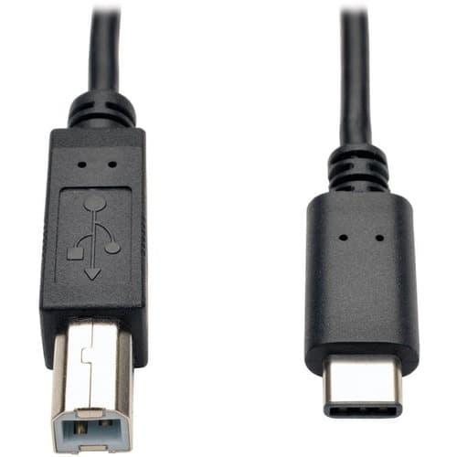6FT HIGH SPEED USB CABLE M/M USB 2.0 USB-B TO USB-C 20/28AWG