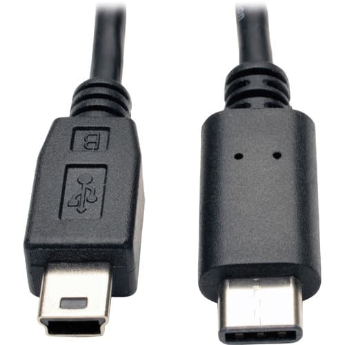 6FT HIGH SPEED MINI USB CABLE M/M 2.0 MINI 5PIN-B-M TO USB-C-M