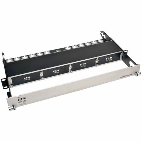 HIGH DENSITY COPPER FIBER ENCLOSURE PANEL 4-CASSETTE 1URM