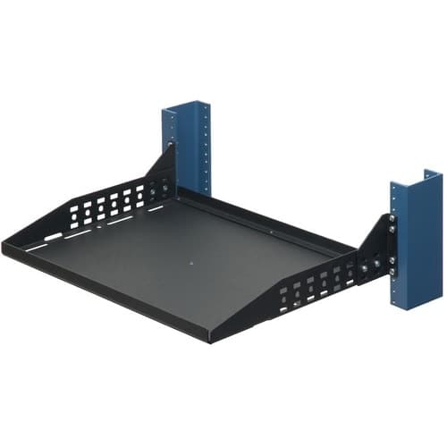 2POST RELAY RACK SHELF 13IN SOLID ADJ FLANGES CONFIGURABLE