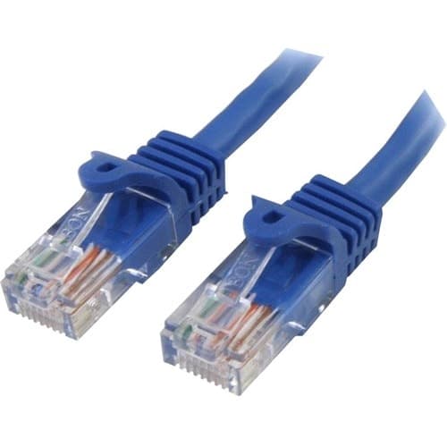 10FT BLUE CAT5EE CABLE SNAGLESS ETHERNET CABLE GIGABIT LAN RJ45