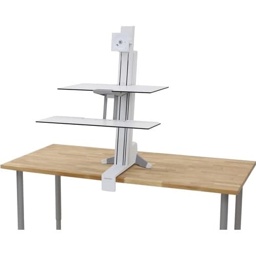 WORKFIT-S BRIGHT WHITE SINGLE HD WITH WORKSURFACE+