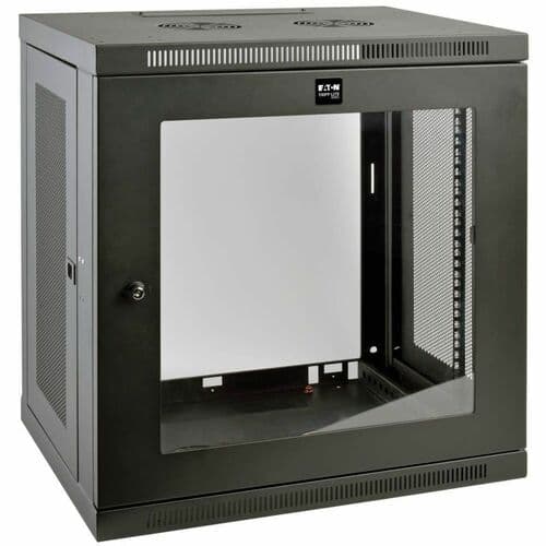 12U WALL MOUNT RACK ENCLOSURE SERVER CABINET W GLASS ACRYLIC DOOR