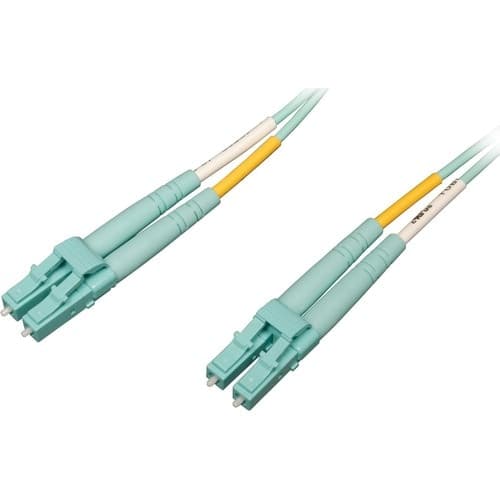 25M FIBER MULTIMODE LC/LC 50/125 OM4 DUPLEX AQUA PATCH CABL