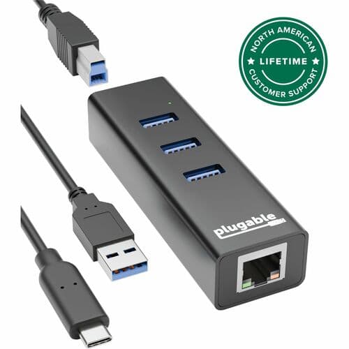 PLUGABLE USB3-HUB3ME 3 PORT USB 3.0 BUS POWERED HUB