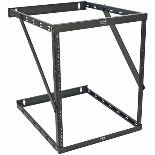8U 22U 2POST OPEN FRAME RACK CABINET EXPANDABLE 23.5IN DEPTH