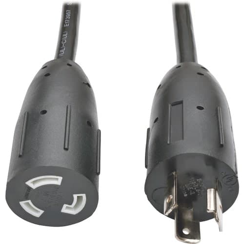 6FT POWER EXTENSION CORD 12AWG 20A L5-20P TO L5-20R LOCKING PLUGS