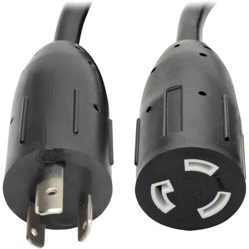 10FT POWER EXTENSION CORD 12AWG 20A L5-20P TO L5-20R LOCKING PLUGS