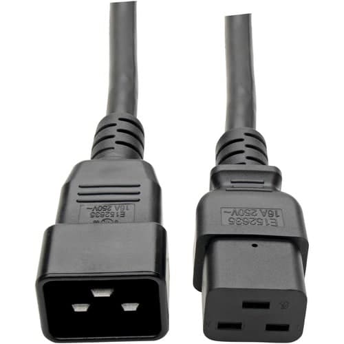 6FT POWER EXTENSION CORD 14AWG 15A C19 TO C20 HEAVY DUTY