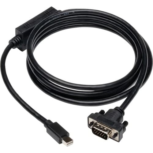 10FT MINI DPORT TO VGA ADAPTER CABLE ACTIVE MDP TO VGA HD15 M/M