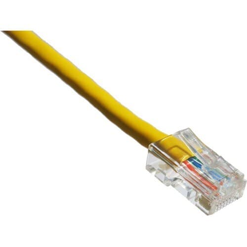 CAT5E 350MHZ PATCH CABLE NON-BOOTED YELLOW