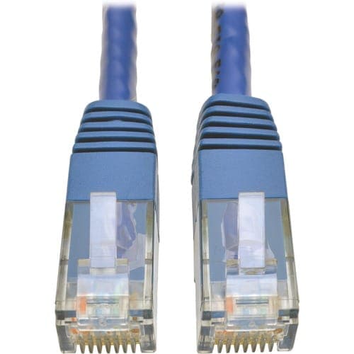 6FT CAT6 PATCH CABLE M/M BLUE GIGABIT MOLDED UTP PVC RJ45 550MHZ