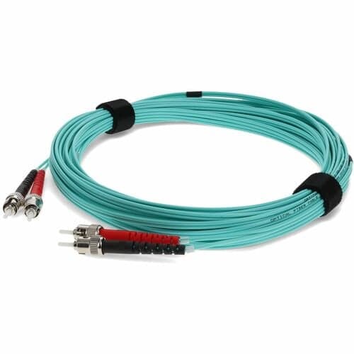 7M FIBER ST M/M OM3 UPC DUPLEX LSZH AQUA PATCH CABLE