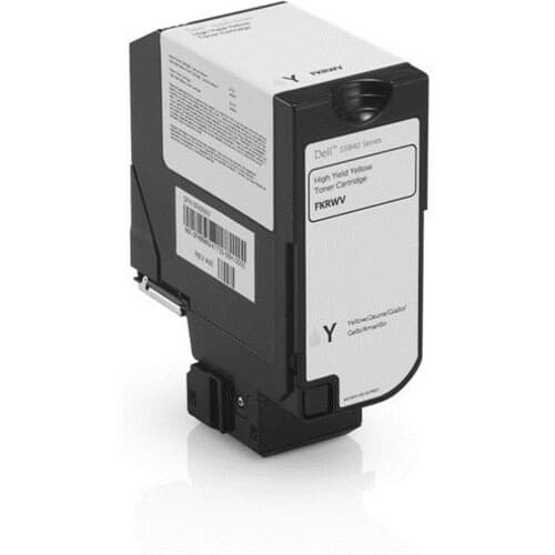 12K PG HIGH YIELD YELLOW TONER CARTRIDGE YIELD FKRWV FOR S5840