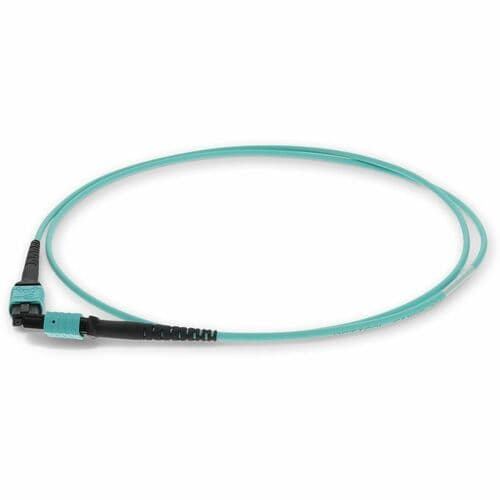 4M MPO F/F OM3 AQUA FIBER UPC CROSSOVER PATCH CABLE