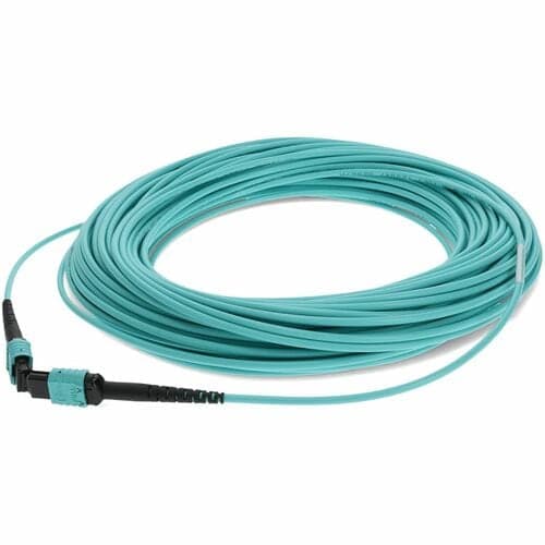 40M MPO F/F OM3 AQUA FIBER UPC CROSSOVER PATCH CABLE