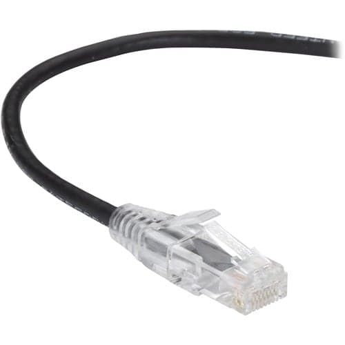 3FT BLACK CAT6A SLIM 28AWG PATC H CABLE 500MHZ UTP CM SNAGLESS