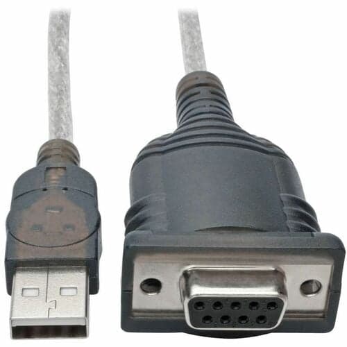 18IN USB TO NULL MODEM ADAPTER SERIAL FTDI W/ COM RETENTION M/F