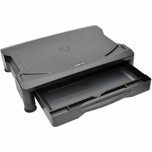 LCD MONITOR RISER STAND 4.7IN PRINTERS MONITORS W/STORAGE DRAWER