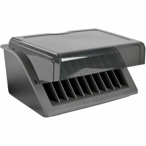 10-DEVICE AC CHARGING STATION DESKTOP LOCKING W/ SURGE PROTECTION