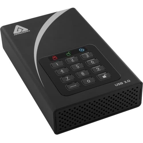 10TB AEGIS PADLOCK DT SECURE USB 3.0 HW ENCRYPTED