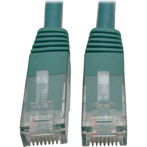 15FT CAT6 PATCH CABLE GREEN M/M GIGABIT MOLDED RJ45 550MHZ 24 AWG