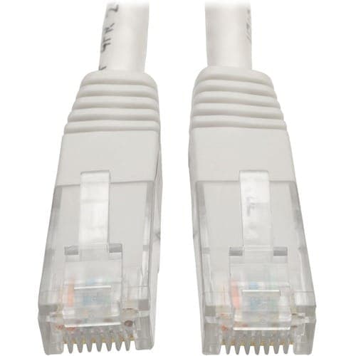 15FT CAT6 WHITE GIGABIT MOLDED RJ45 M/M 24 AWGPATCH CABLE 550MHZ