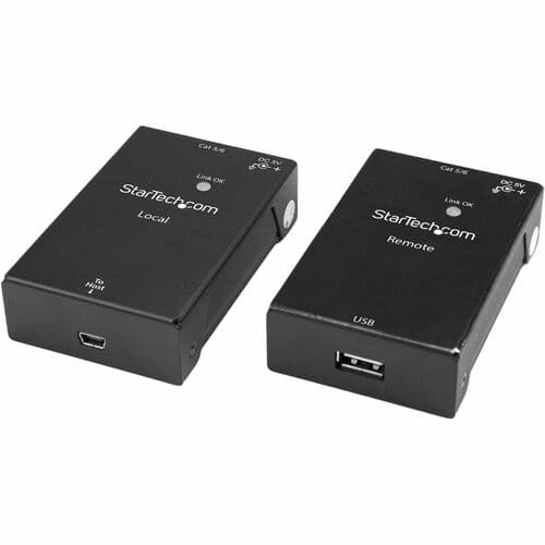 1 PORT USB 2.0 EXTENDER HUB USB-A OVER CAT5/6 ETHERNET RJ45