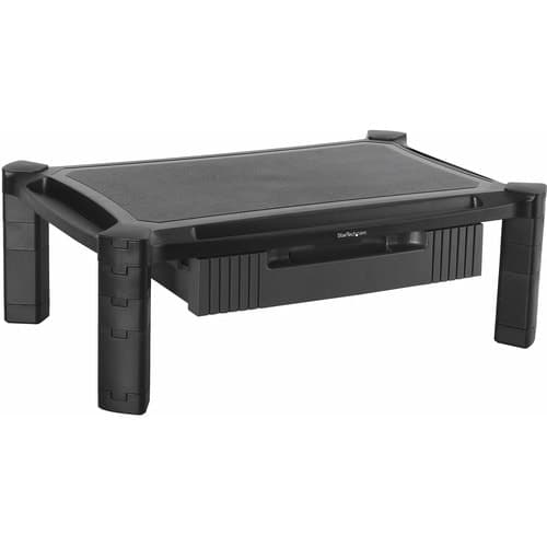 MONITOR RISER STAND WITH DRAWER COMPUTER SCREEN HEIGHT ADJUSTABLE