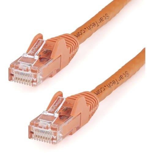 1FT ORANGE CAT6 ETHERNET CABLE SNAGLESS RJ45 UTP PATCH CABLE CORD