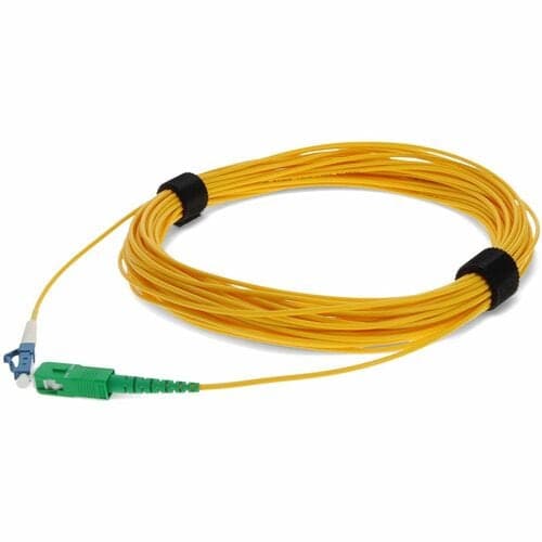 15M ASC TO LC M/M OS1 YELLOW SIMPLEX 1-STRAND RISER PATCH CABLE