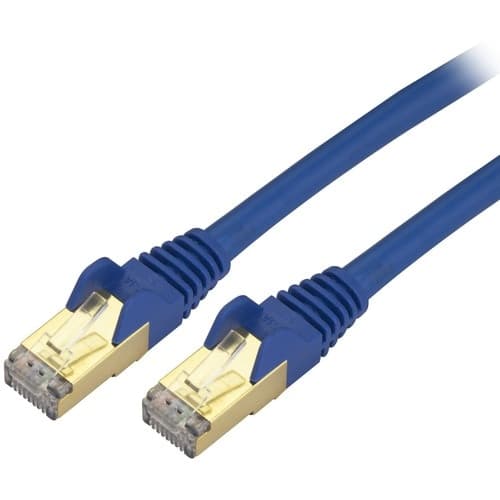 2FT BLUE CAT6A ETHERNET CABLE SNAGLESS RJ45 UTP PATCH CABLE CORD