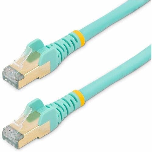 20FT AQUA CAT6A ETHERNET CABLE SNAGLESS RJ45 UTP PATCH CABLE CORD