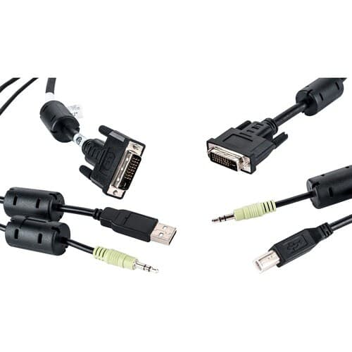 10FT USB KEYB MOUSE AND SINGLE HEAD DVI-D WITH AUDIO